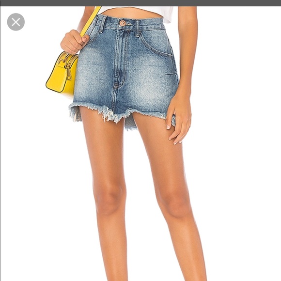 One Teaspoon Dresses & Skirts - Free People One Teaspoon Jean Skirt